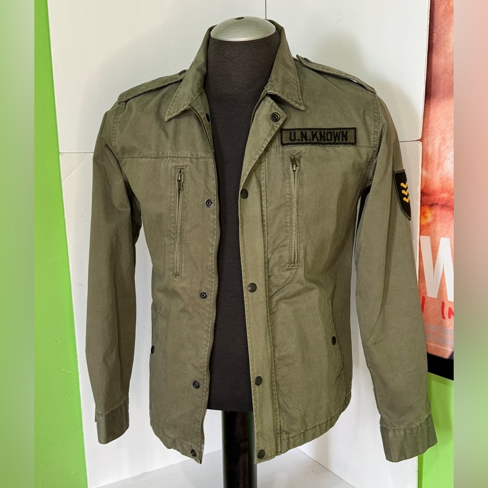 Zara Military Green Field Jacket